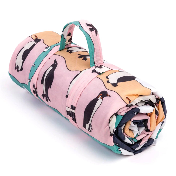 Puffy Picnic Blanket - Penguin