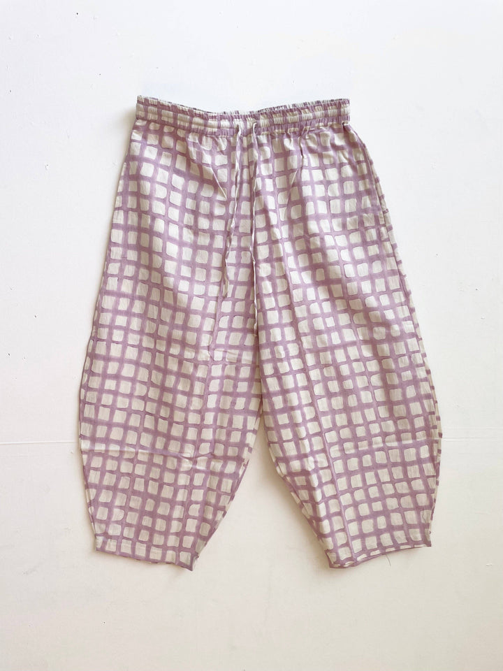 Marius Lavender Grid Uni-size