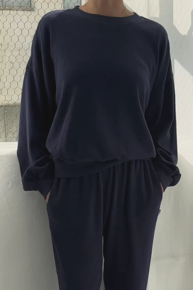 Pointelle Core Sweatshirt