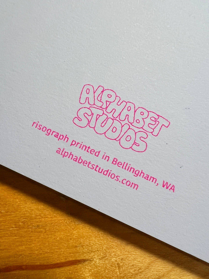 Peace Risograph Greeting Card