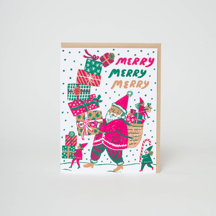 Merry Santa Card