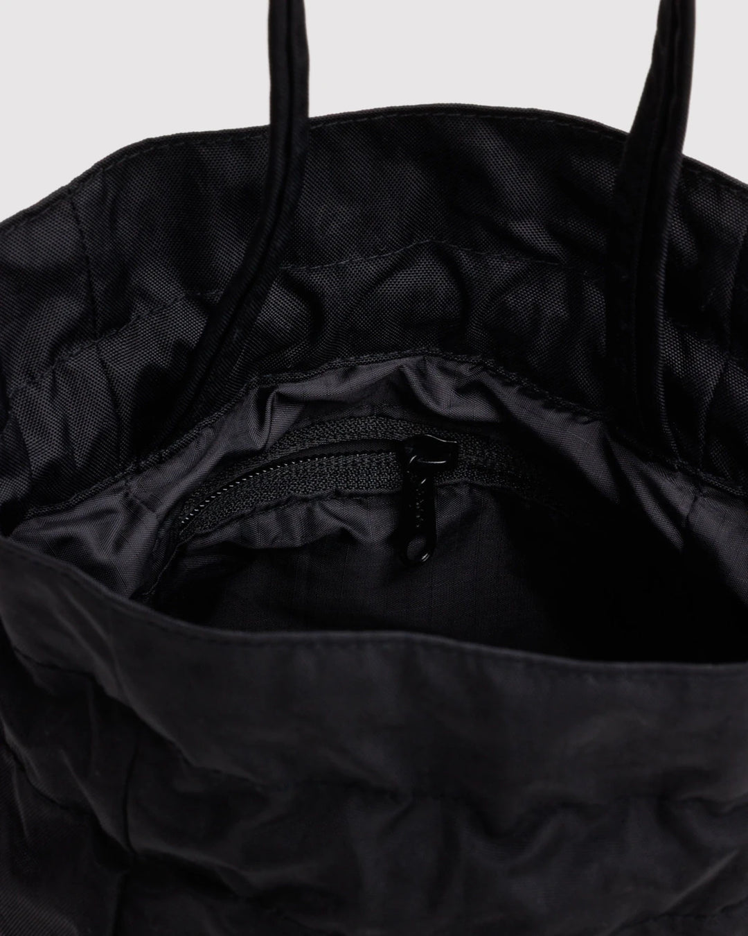 Nylon Drawstring Bag - Black