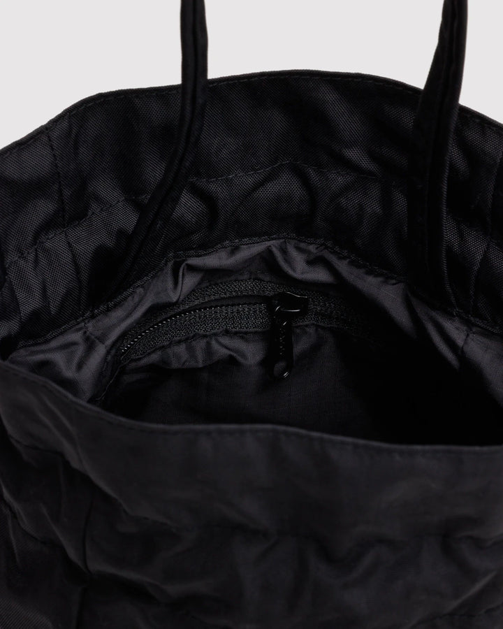 Nylon Drawstring Bag - Black
