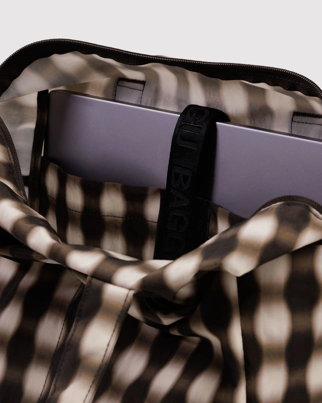 Everyday Cloud Bag - Blurred Gingham Brown