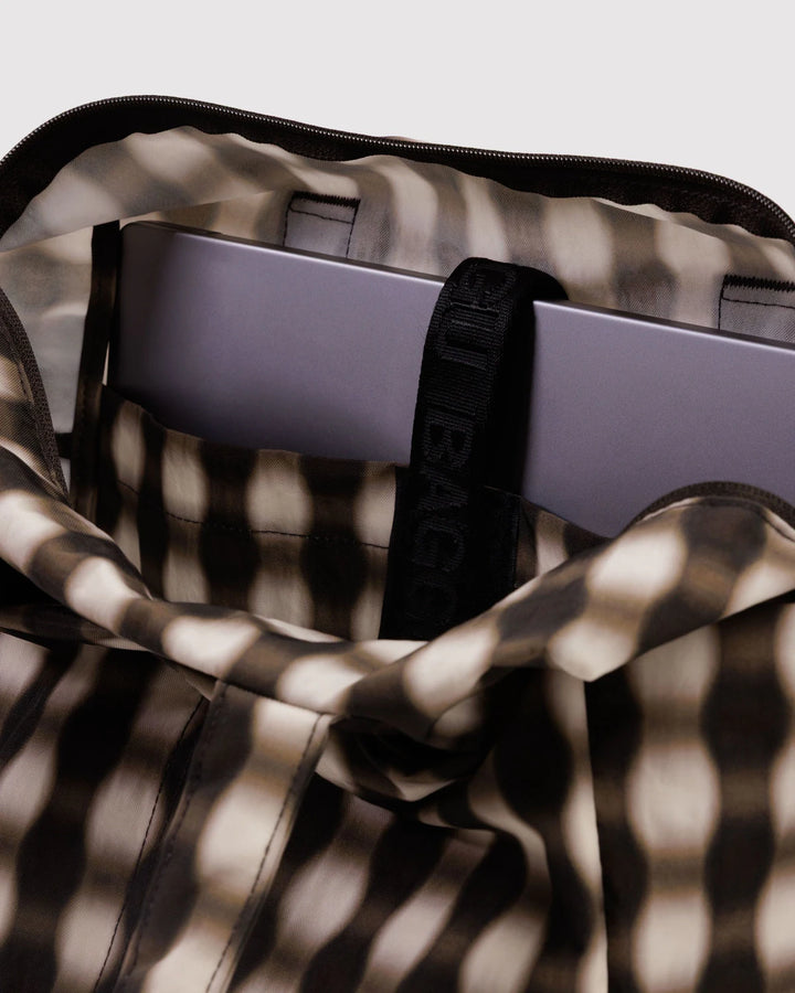 Everyday Cloud Bag - Blurred Gingham Brown