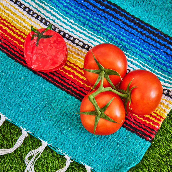 Midi Tomato Hair Claw Clip