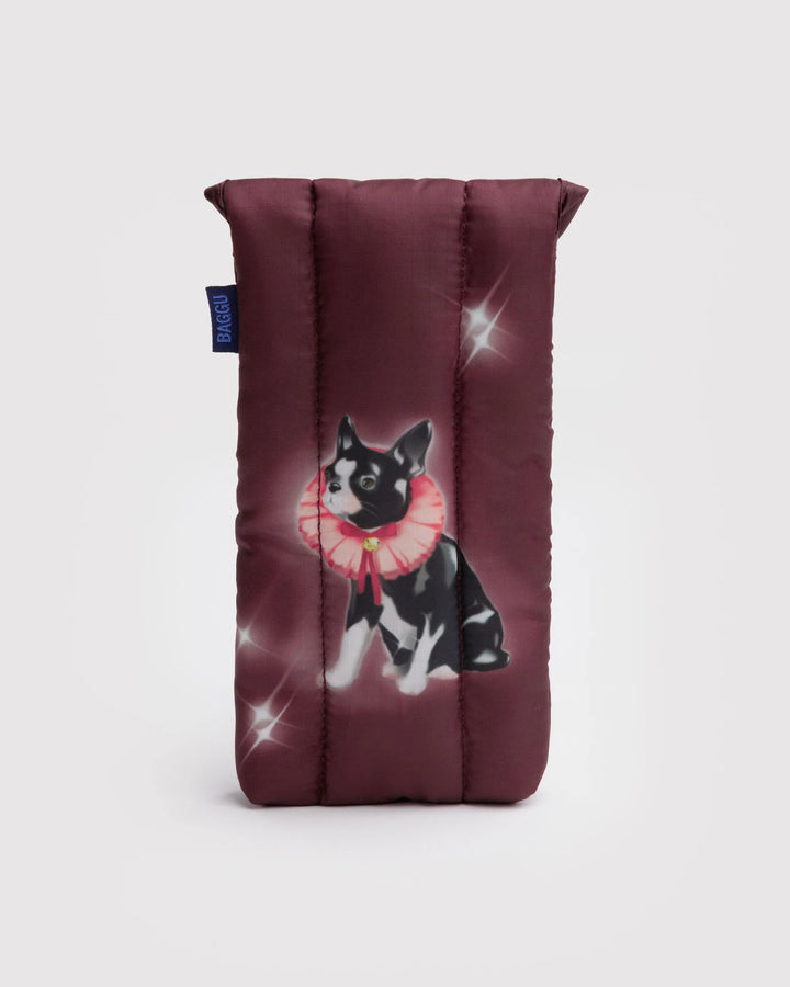 Puffy Glasses Sleeve - Fancy Dogs