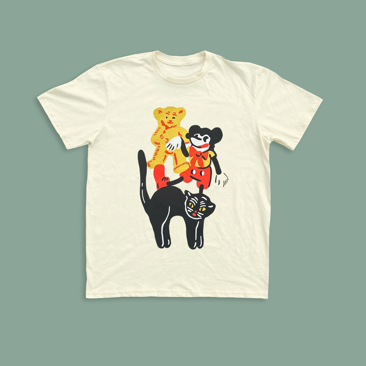 The Gang's All Here Unisex Tee - Cream Graphic Tee