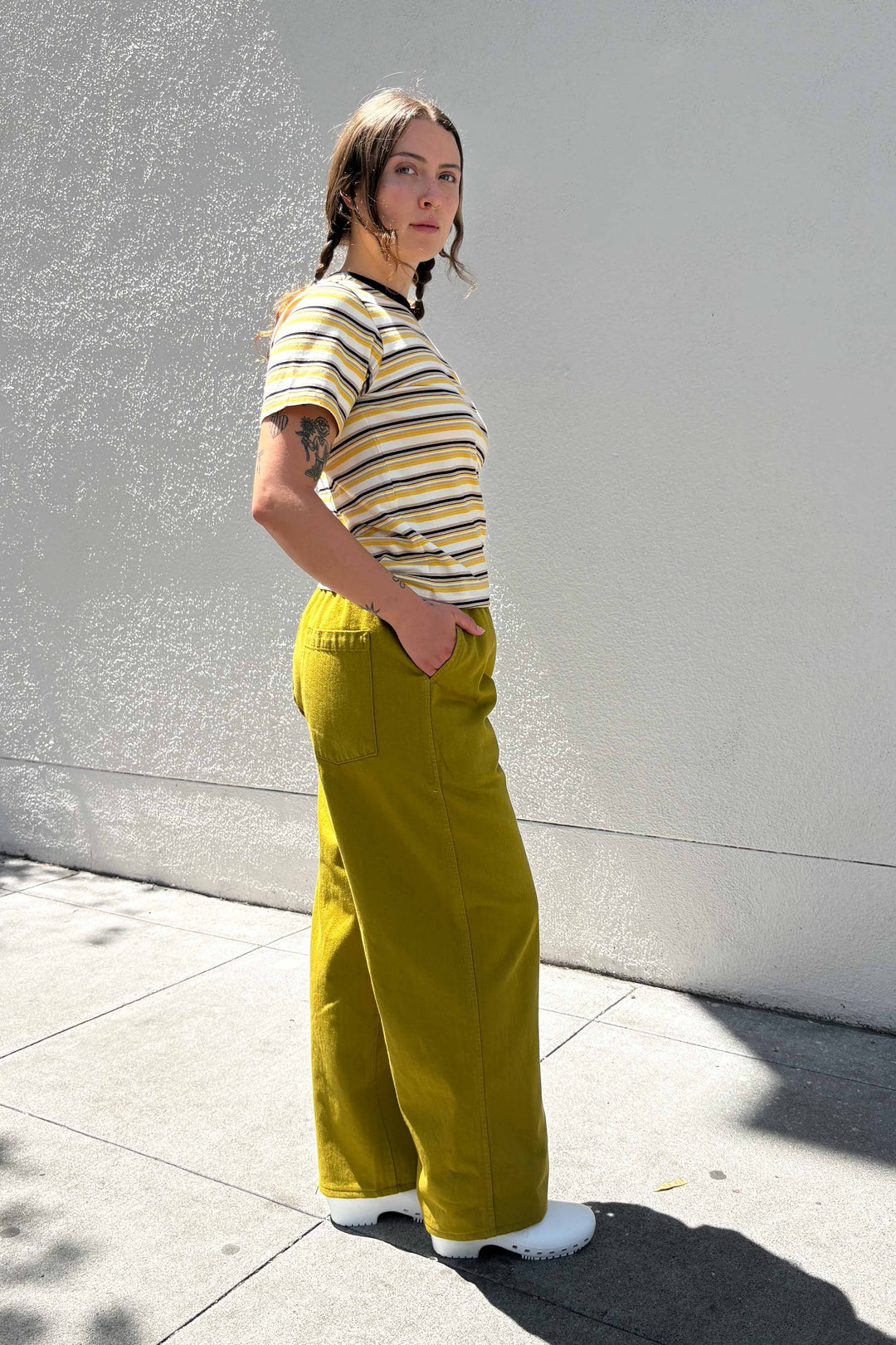 Rockaway Tee - Goldfinch Stripe