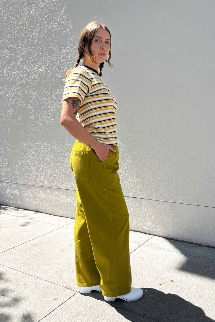 Rockaway Tee - Goldfinch Stripe