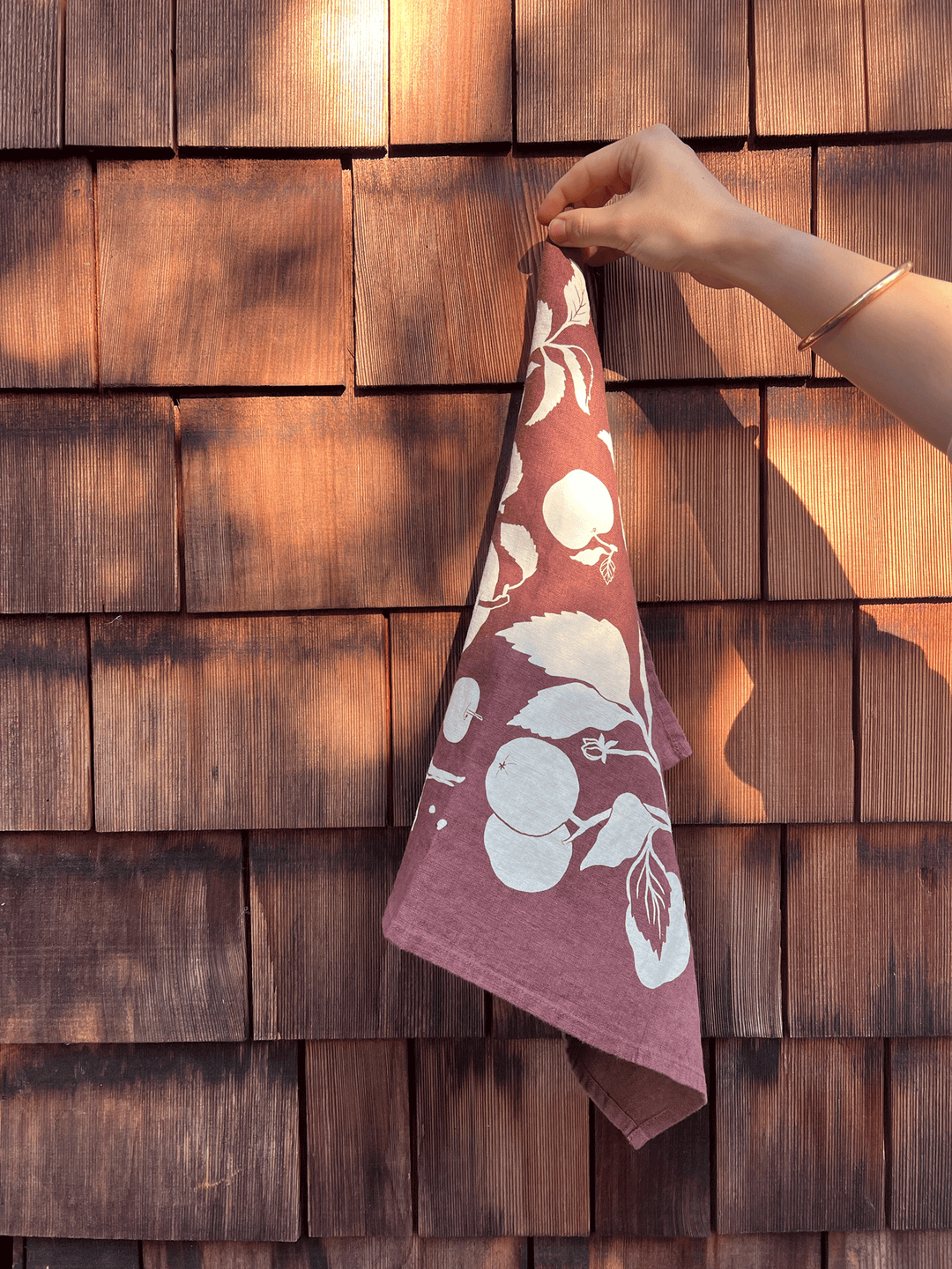 Apples Linen Tea Towel
