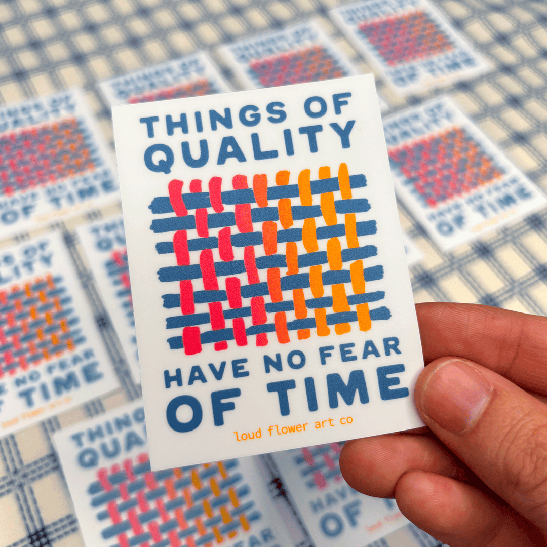No Fear of Time Sticker