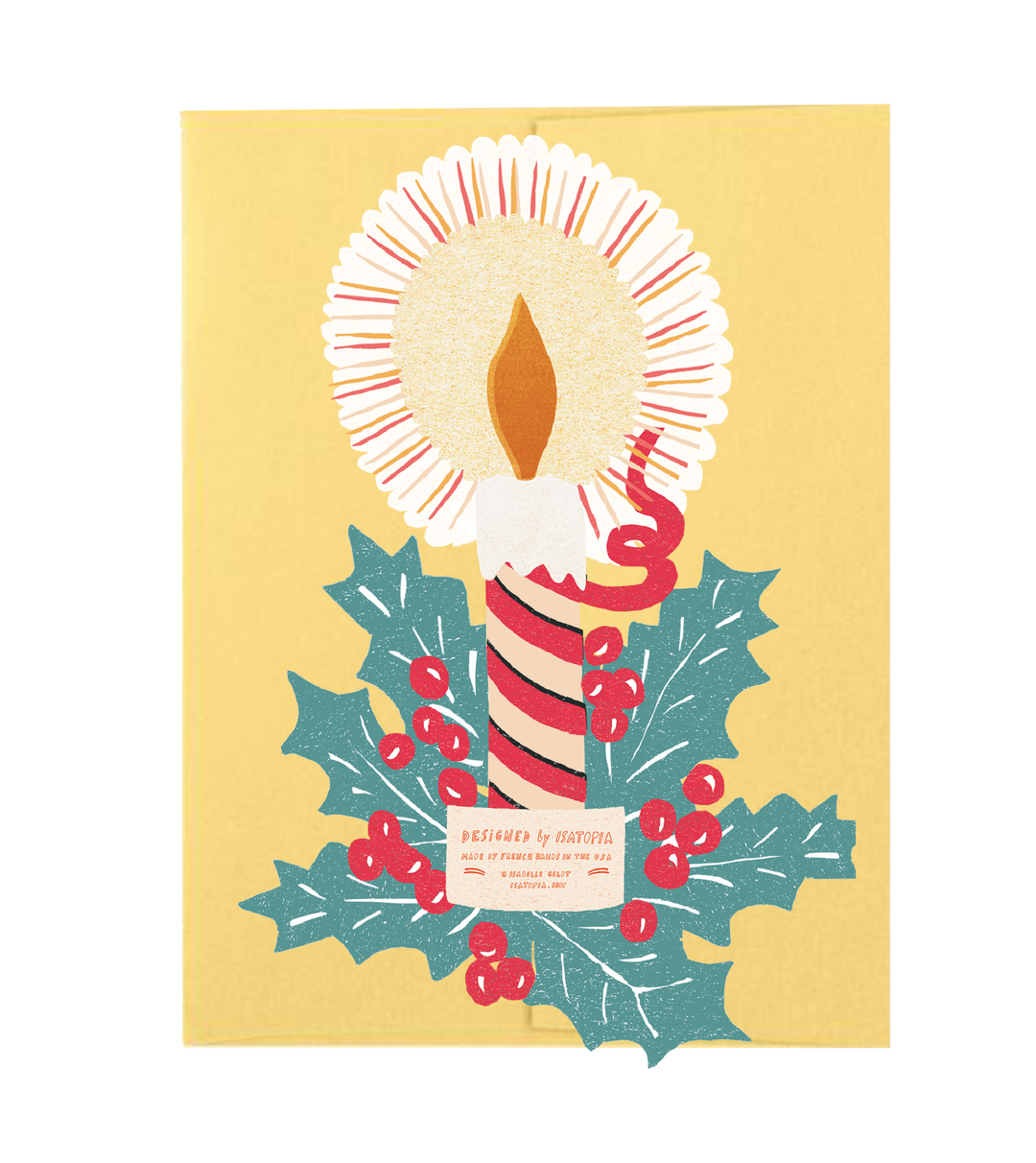 Candle Die Cut Card