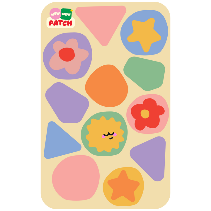 Pastel Sticker Patch Sheet
