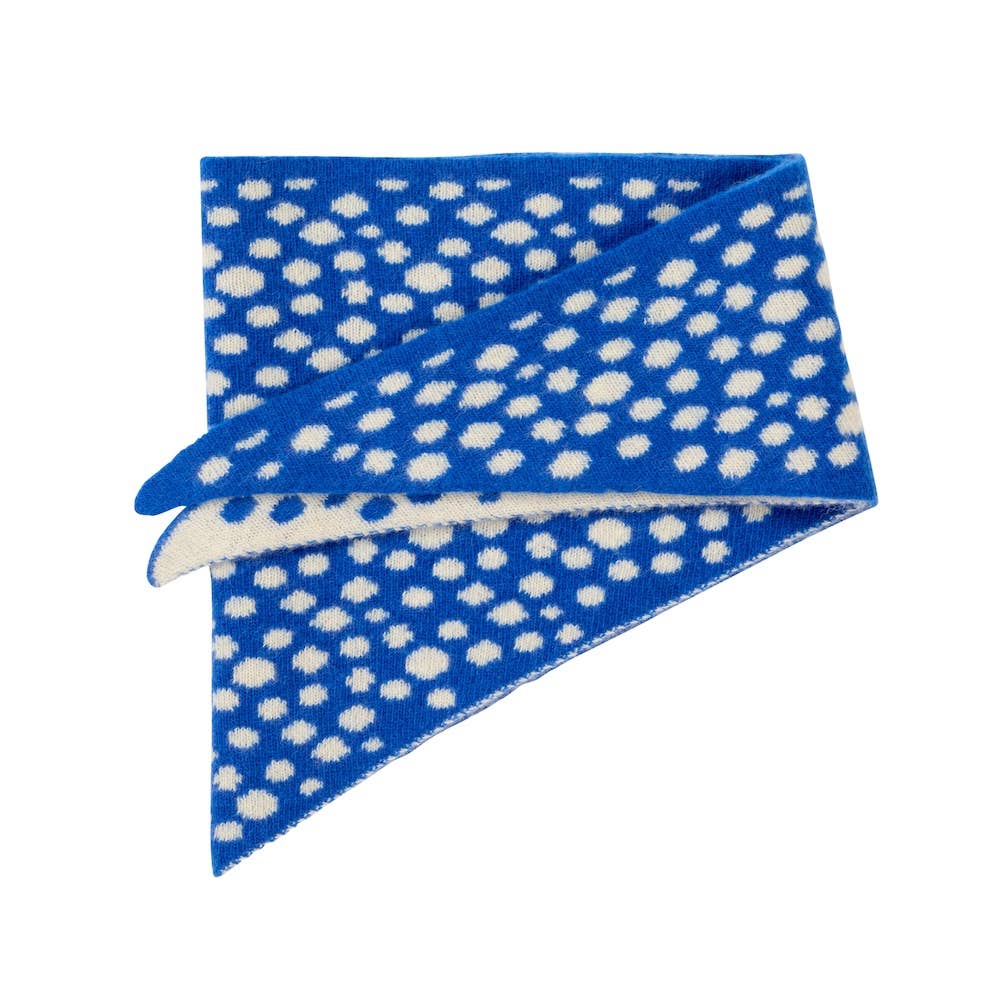 Blue Spotty Neckerchief