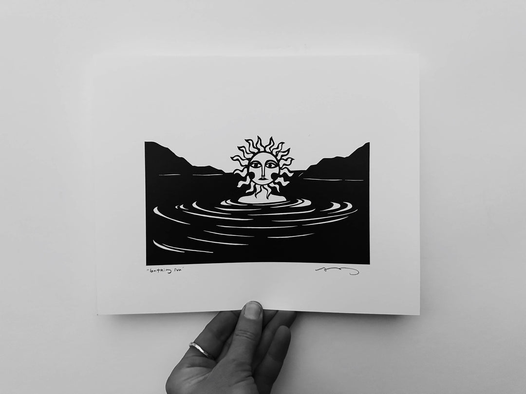 Bathing Sun 8x10" Print