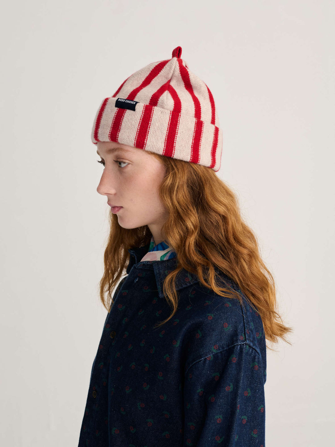 Merino Wool Stripes Beanie