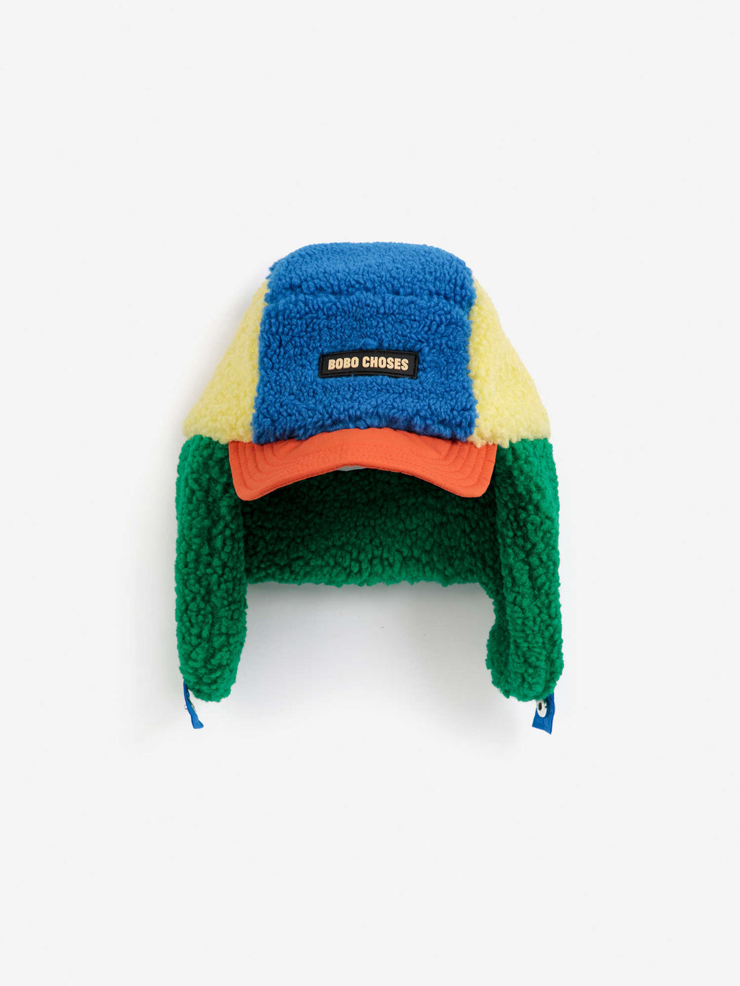 Color Block Chapka - Blue/Yellow/Green