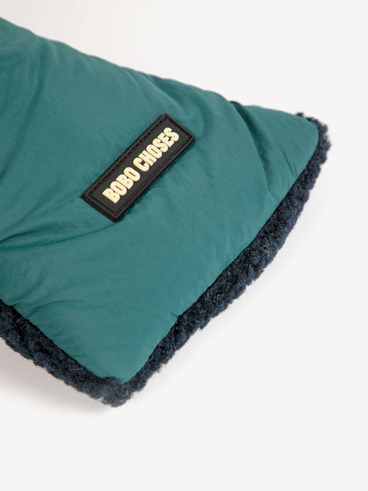 Color Block Neck Warmer - Blue/Green