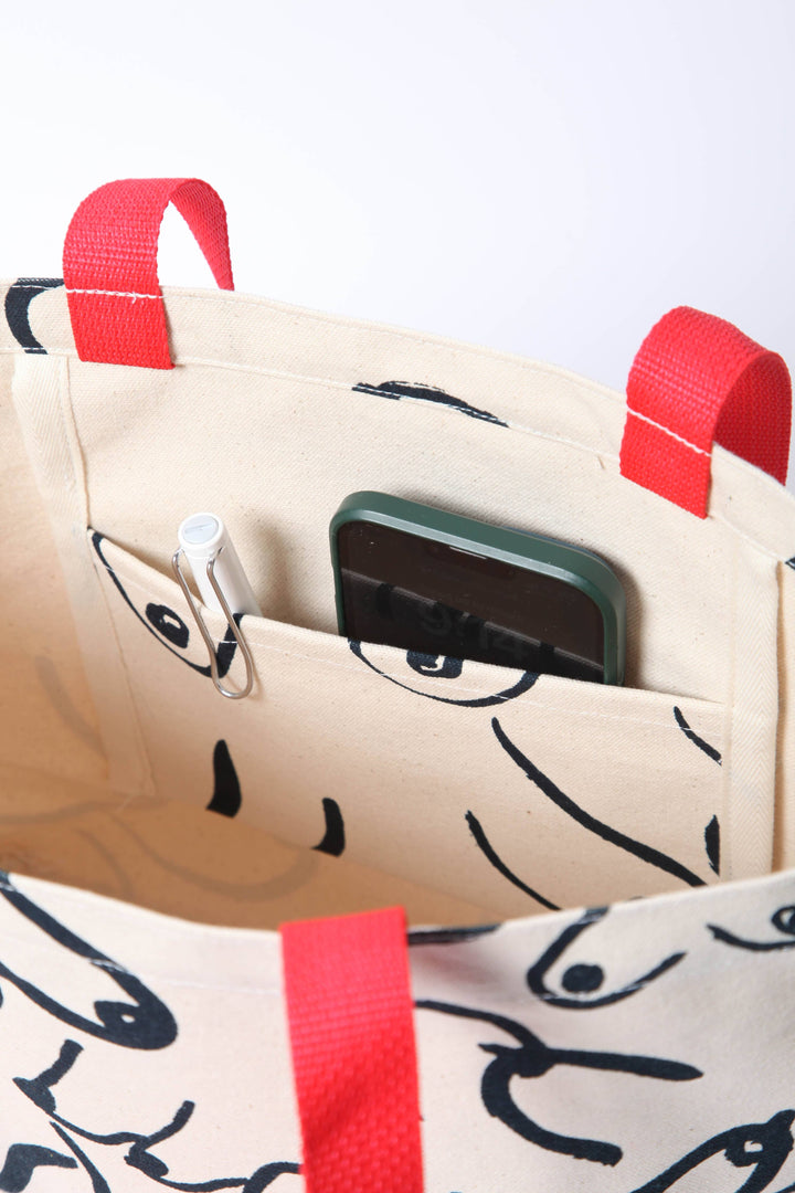 Express Tote - Red, White, &amp; Boobs