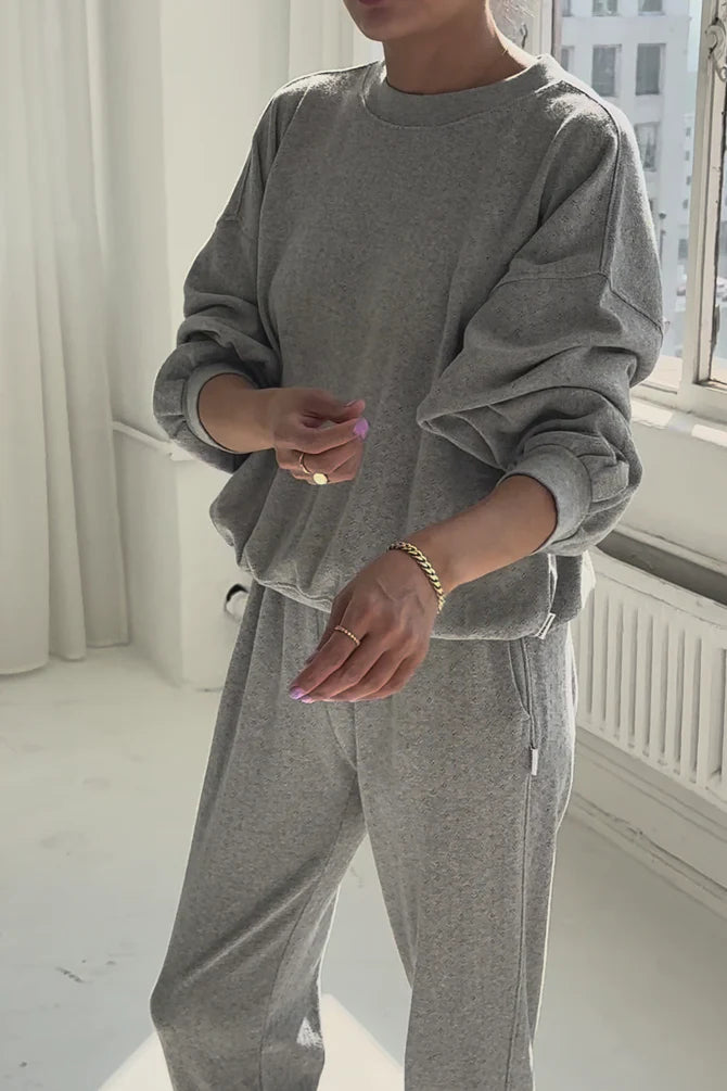 Pointelle Core Sweatshirt