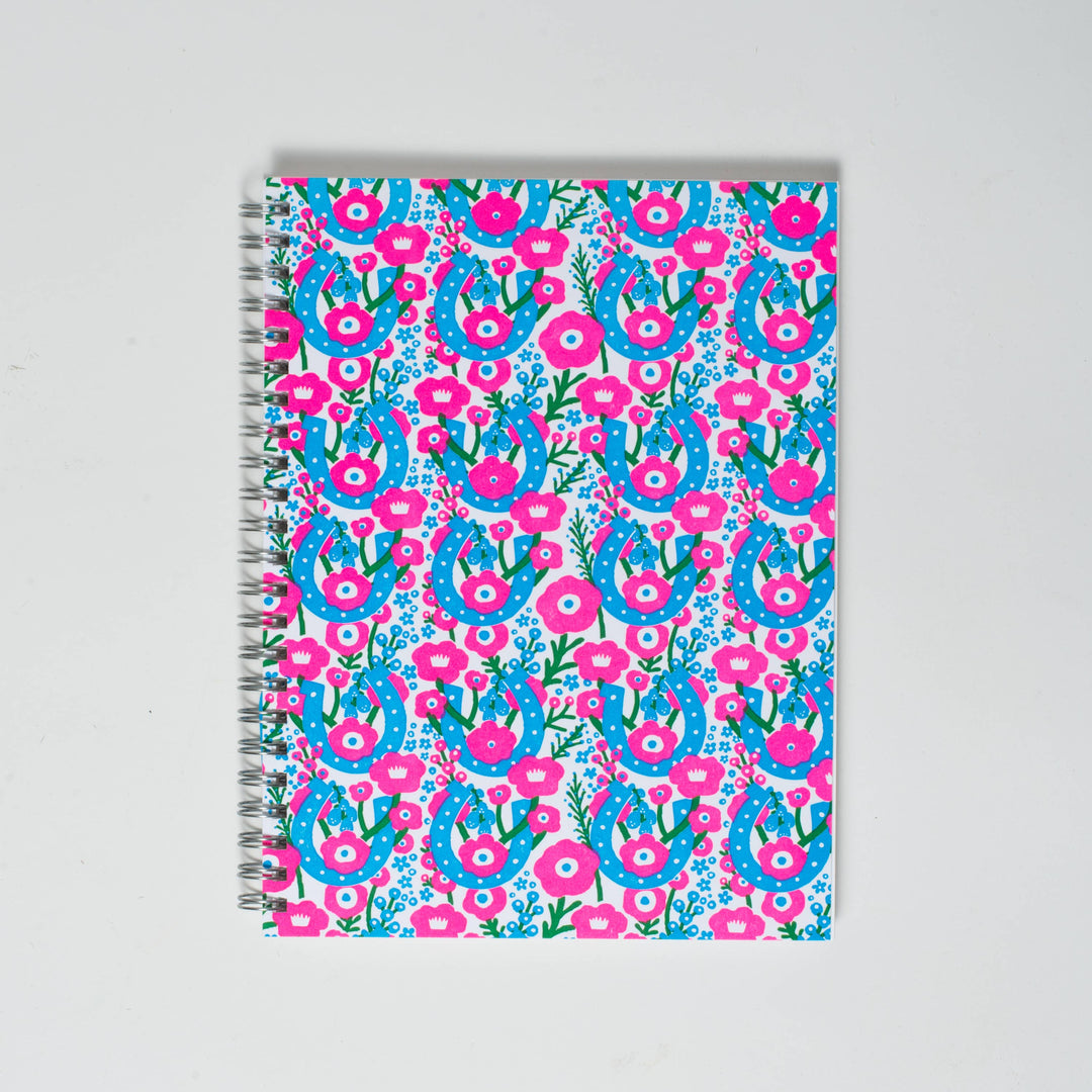 Lucky Horseshoes Blank Notebook