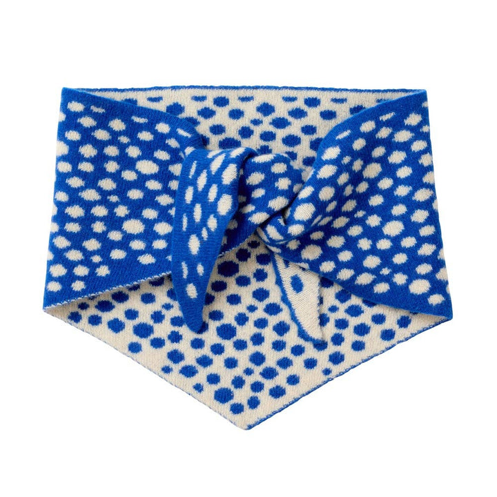 Blue Spotty Neckerchief