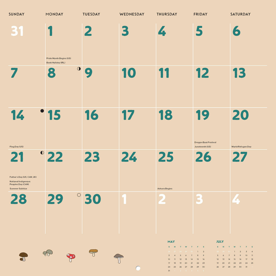 My Neighbor Totoro 2026 Wall Calendar