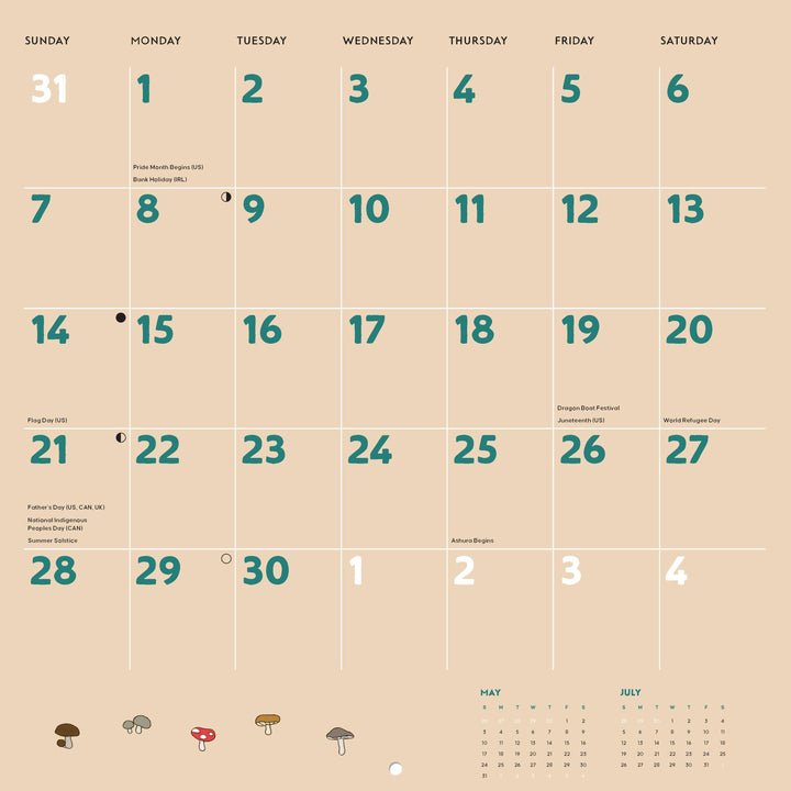 My Neighbor Totoro 2026 Wall Calendar