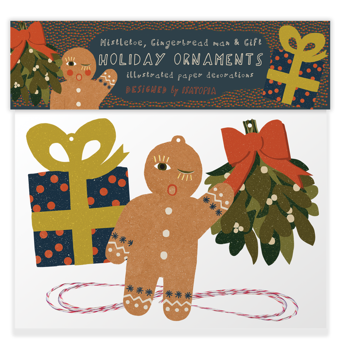 Holiday Paper Ornaments - Pack of 3