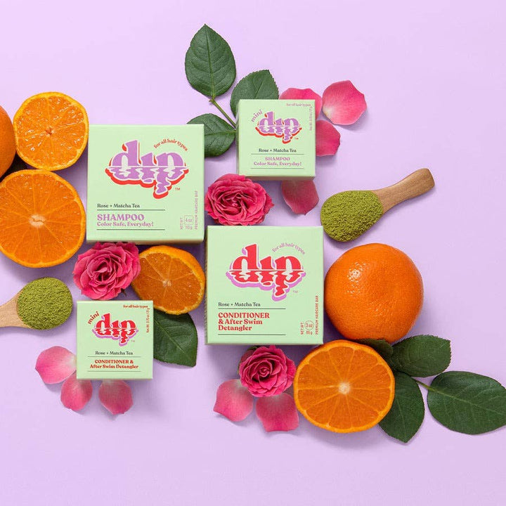 Mini Color Safe Shampoo Bar - Rose & Matcha