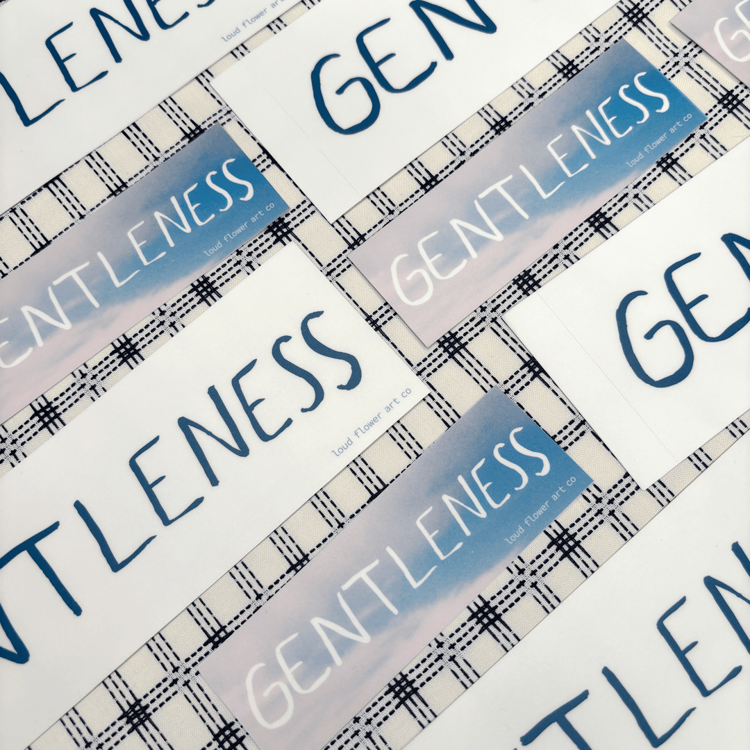 Gentleness Bumper Sticker