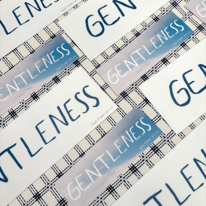 Gentleness Bumper Sticker