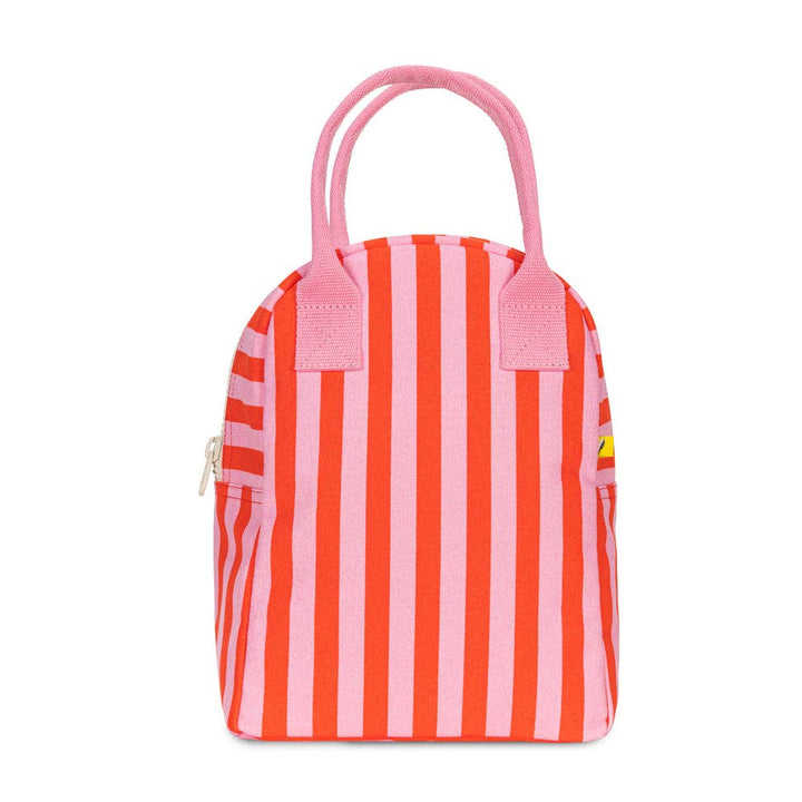 Zipper Lunch - Awning Stripe Pink