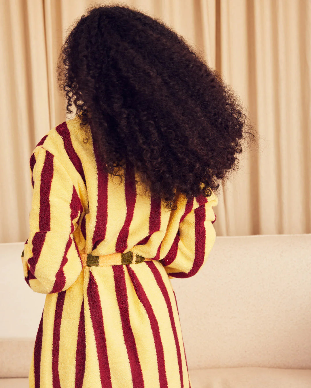Ginko Stripe Bathrobe