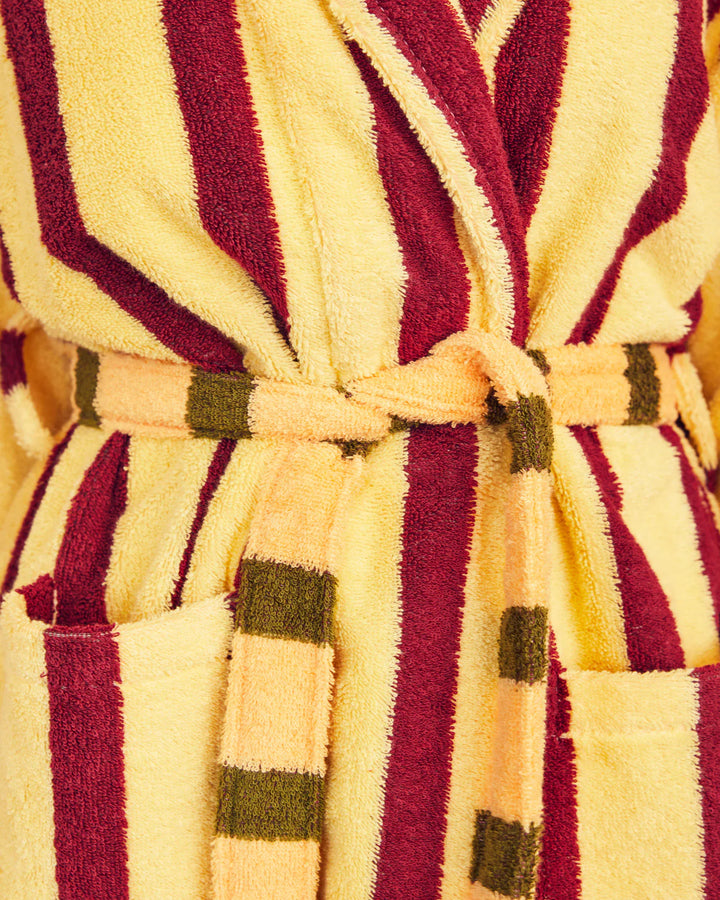 Ginko Stripe Bathrobe