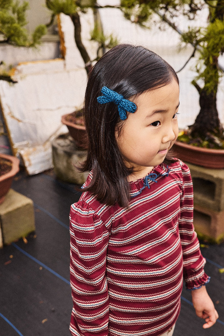 Goldie Bow Set - Marine Blue