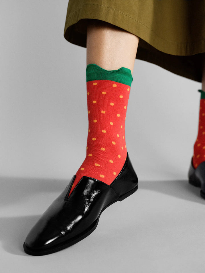 Strawberry Crew Sock