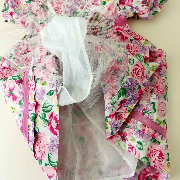 Vintage Floral Dress Sz 4