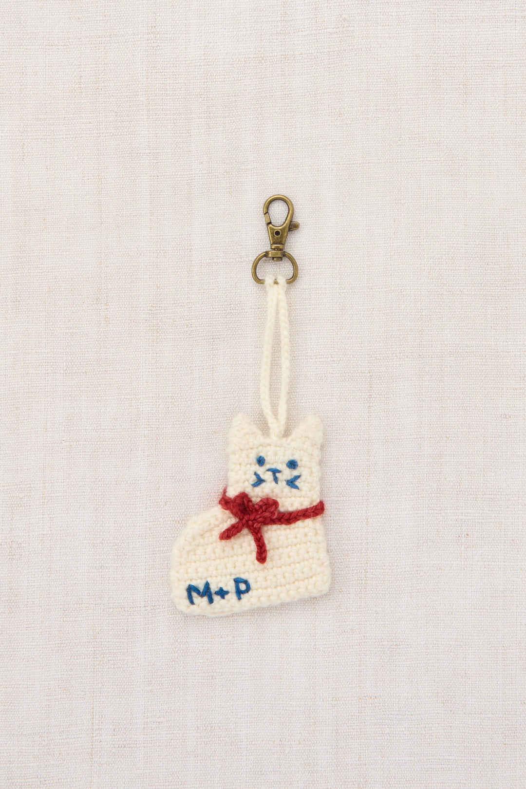 Kitten Bag Charm - Winter Cream