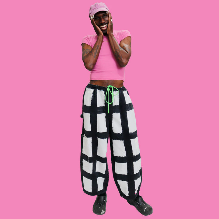 Chef Pant - Licorice Check
