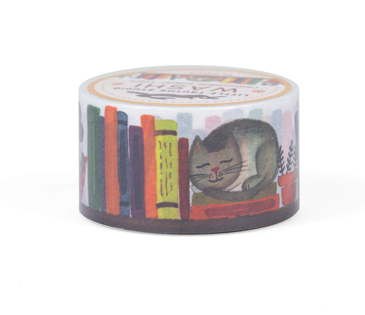 Books &amp; Cats Washi Tape