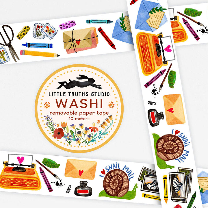 I Love Snail Mail Washi Tape