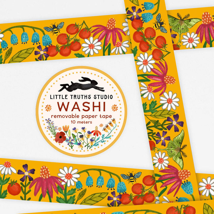 Late Summer Flowers Washi Tape