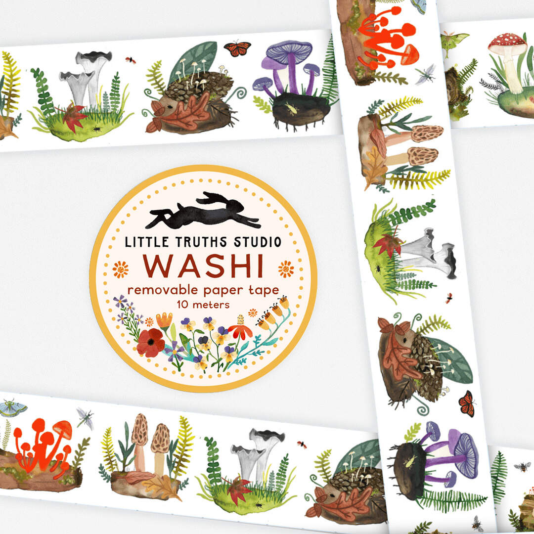 Mushrooms Washi Tape