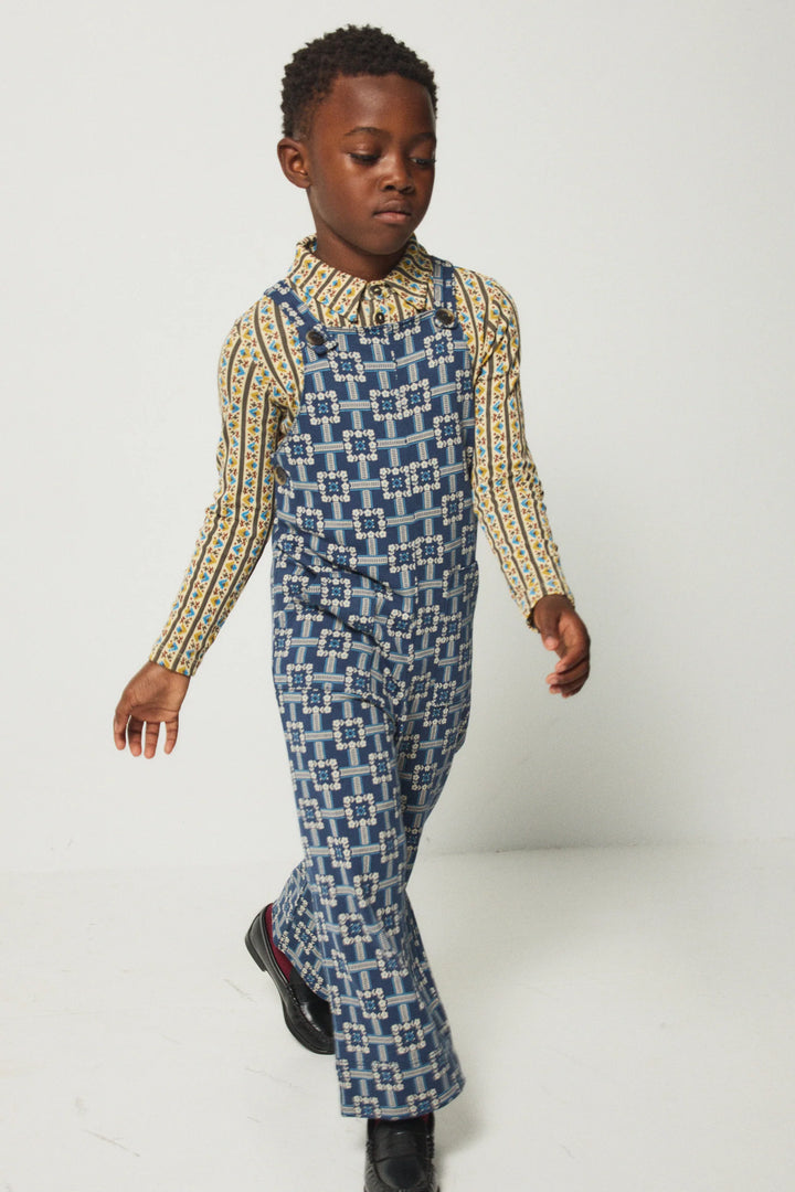 Long Sleeve Polo - Alabaster Gallup