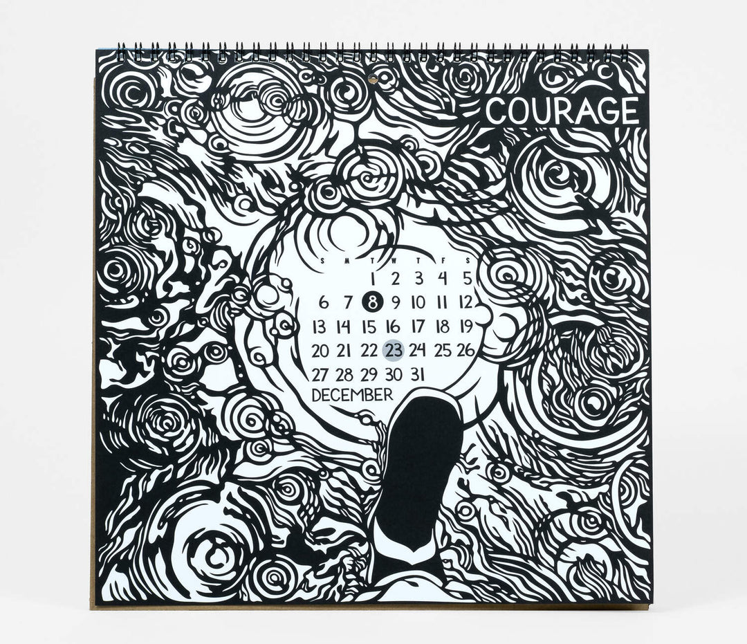 Courage 2026 Wall Calendar