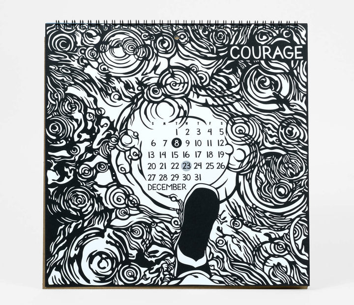Courage 2026 Wall Calendar