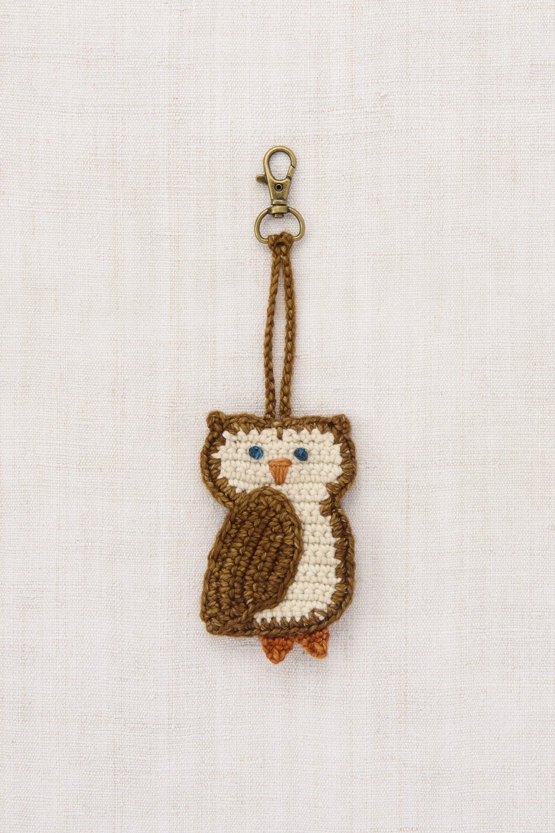 Owl Bag Charm - Nutmeg