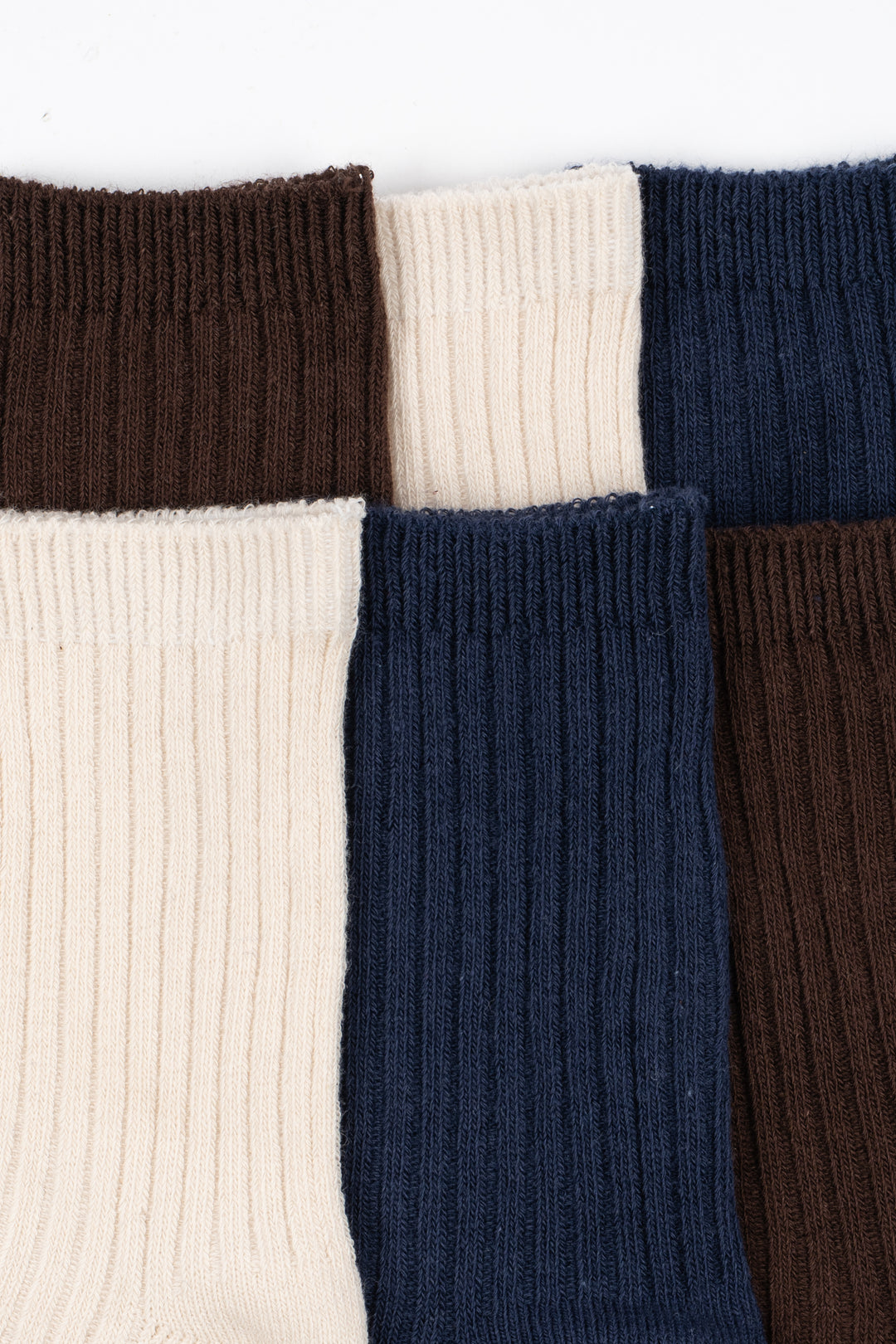3 Pack Rib Socks